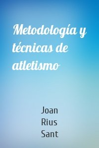 Metodología y técnicas de atletismo