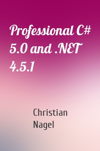 Professional C# 5.0 and .NET 4.5.1