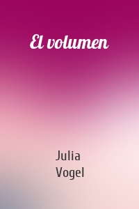 El volumen