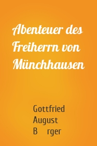 Abenteuer des Freiherrn von Münchhausen