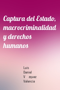 Captura del Estado, macrocriminalidad y derechos humanos