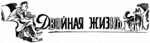 Обложка книги «Двойная жизнь» — А. Палей