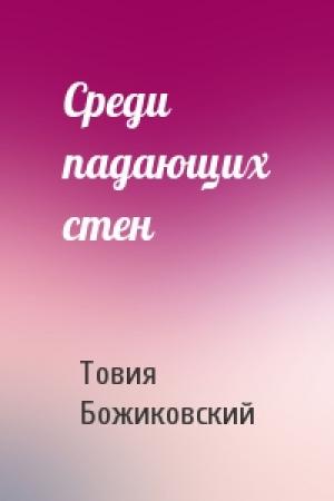 Обложка книги «Среди падающих стен» — Товия Божиковский