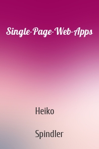 Single-Page-Web-Apps