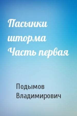 Обложка книги «Пасынки шторма  Часть первая» — Владлен Подымов
