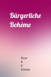 Bürgerliche Bohème