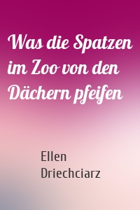 Was die Spatzen im Zoo von den Dächern pfeifen