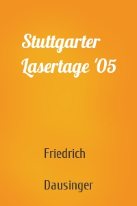Stuttgarter Lasertage '05