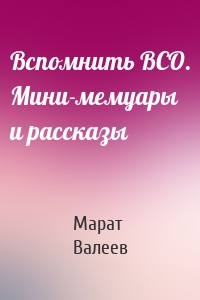 Вспомнить ВСО. Мини-мемуары и рассказы