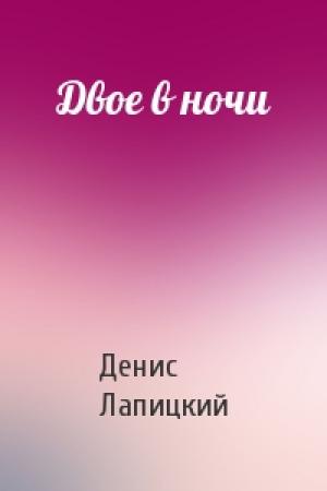Обложка книги «Двое в ночи» — Денис Лапицкий
