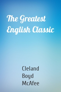 The Greatest English Classic