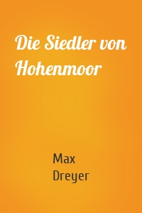 Die Siedler von Hohenmoor