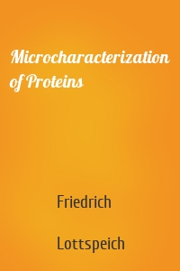 Microcharacterization of Proteins