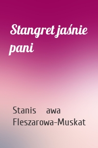 Stangret jaśnie pani