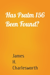 Has Psalm 156 Been Found?