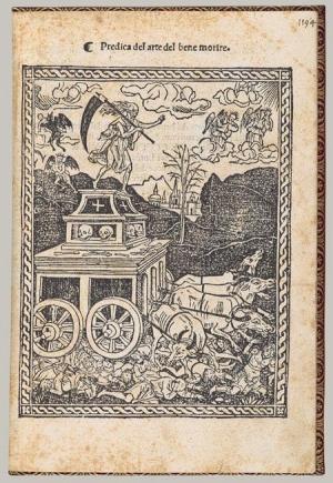 Обложка книги «Об искусстве хорошо умирать» — Джироламо Савонарола