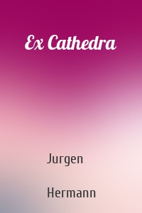 Ex Cathedra