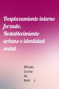 Desplazamiento interno forzado, Restablecimiento urbano e identidad social