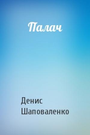 Обложка книги «Палач» — Денис Шаповаленко