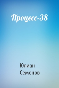 Юлиан Семенов - Процесс-38