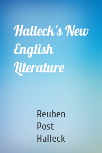 Halleck's New English Literature