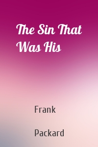 The Sin That Was His