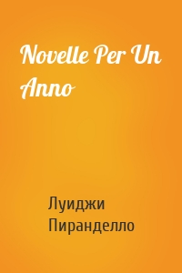 Novelle Per Un Anno