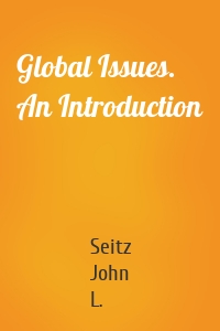 Global Issues. An Introduction