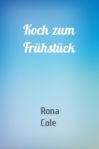 Koch zum Frühstück