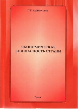 Обложка книги «Экономическая безопасность страны» — Салават Асфатуллин