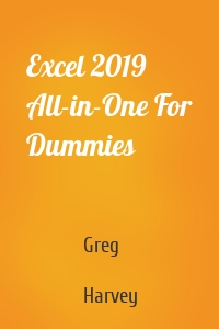 Excel 2019 All-in-One For Dummies
