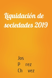 Liquidación de sociedades 2019