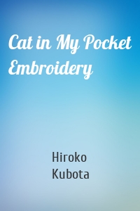 Cat in My Pocket Embroidery