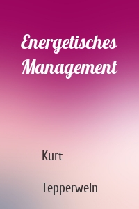 Energetisches Management