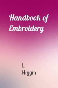 Handbook of Embroidery