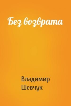 Обложка книги «Без возврата» — Владимир Шевчук