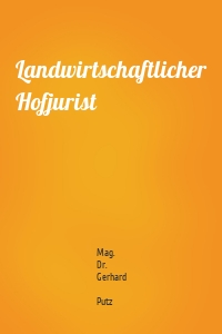 Landwirtschaftlicher Hofjurist