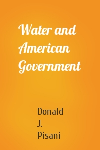 Water and American Government