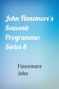 John Finnemore's Souvenir Programme: Series 8