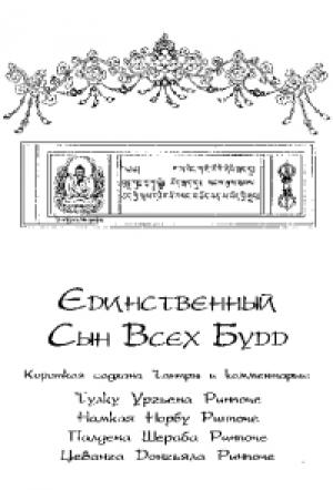 Обложка книги «Единственный Сын Всех Будд» — Намкай Ринпоче, Тулку Ургьен, Палден Шераб Ринпоче