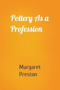 Pottery As a Profession