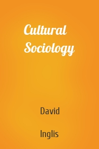 Cultural Sociology