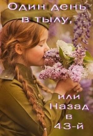 Обложка книги «Один день в тылу, или Назад в 43-й» — Лада Баева