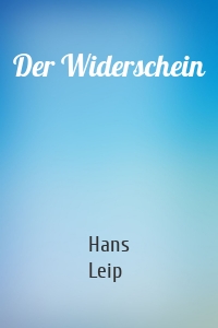 Der Widerschein