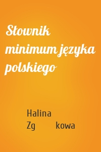 Słownik minimum języka polskiego