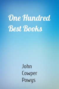 One Hundred Best Books