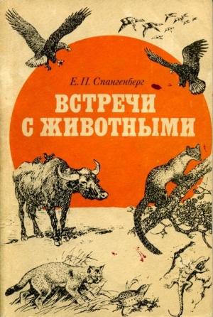 Обложка книги «Встречи с животными» — Евгений Спангенберг