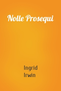 Nolle Prosequi