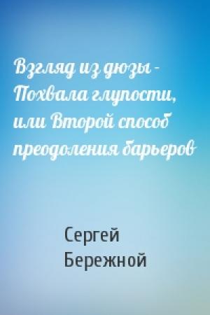 Обложка книги «Взгляд из дюзы - Похвала глупости, или Второй способ преодоления барьеров» — Сергей Бережной