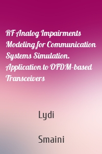 RF Analog Impairments Modeling for Communication Systems Simulation. Application to OFDM-based Transceivers